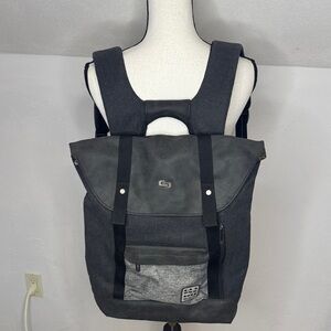 Solo New York Stylish Black and Gray Laptop Backpack TOT10045C